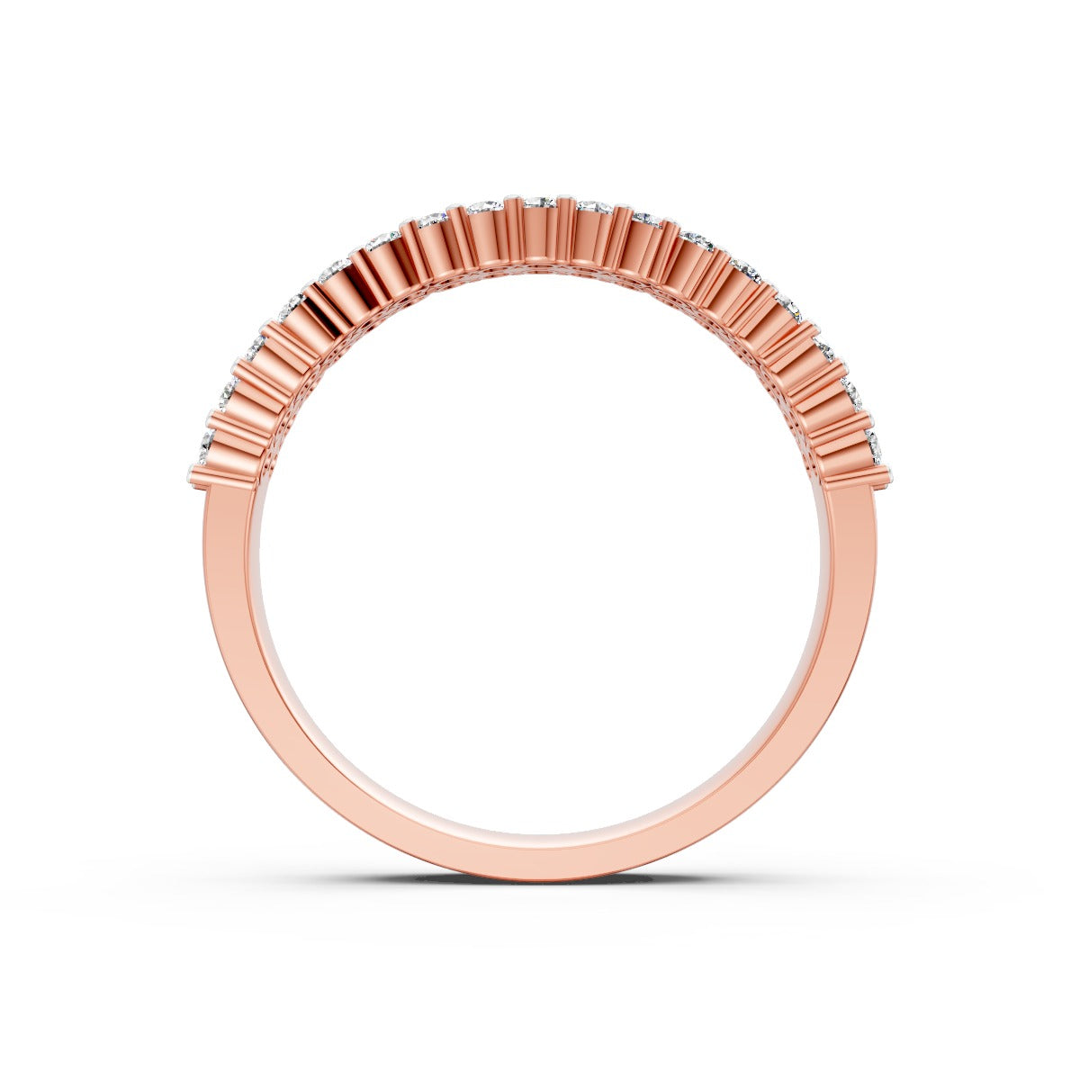 Closely Set Round Diamonds Ring