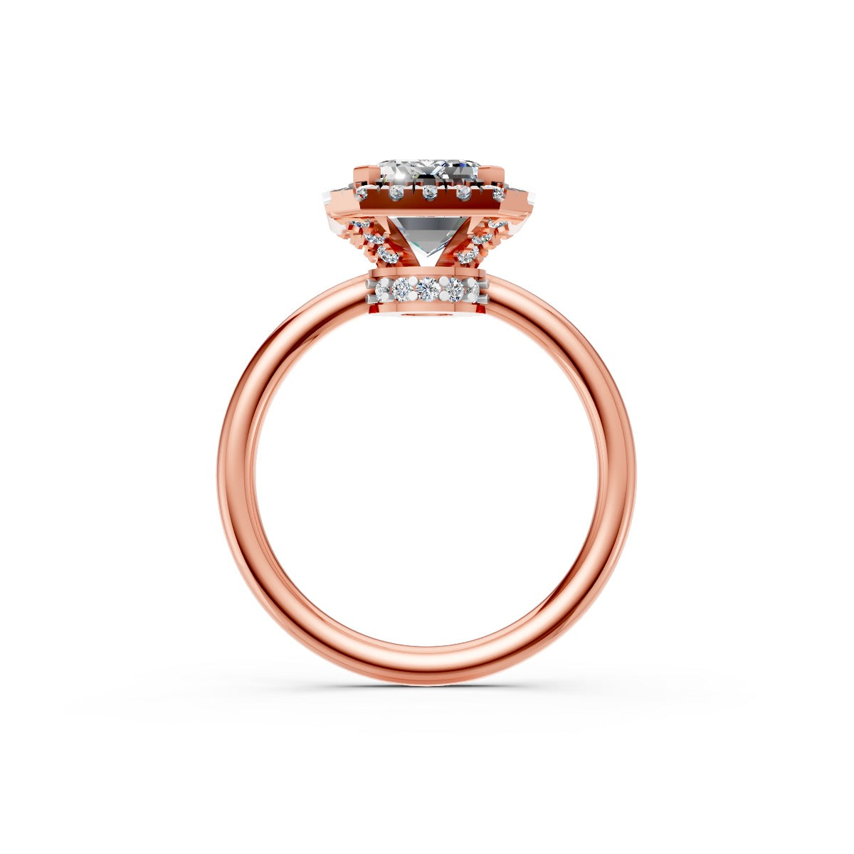Stunning Emerald-Cut Solitaire Diamond Ring