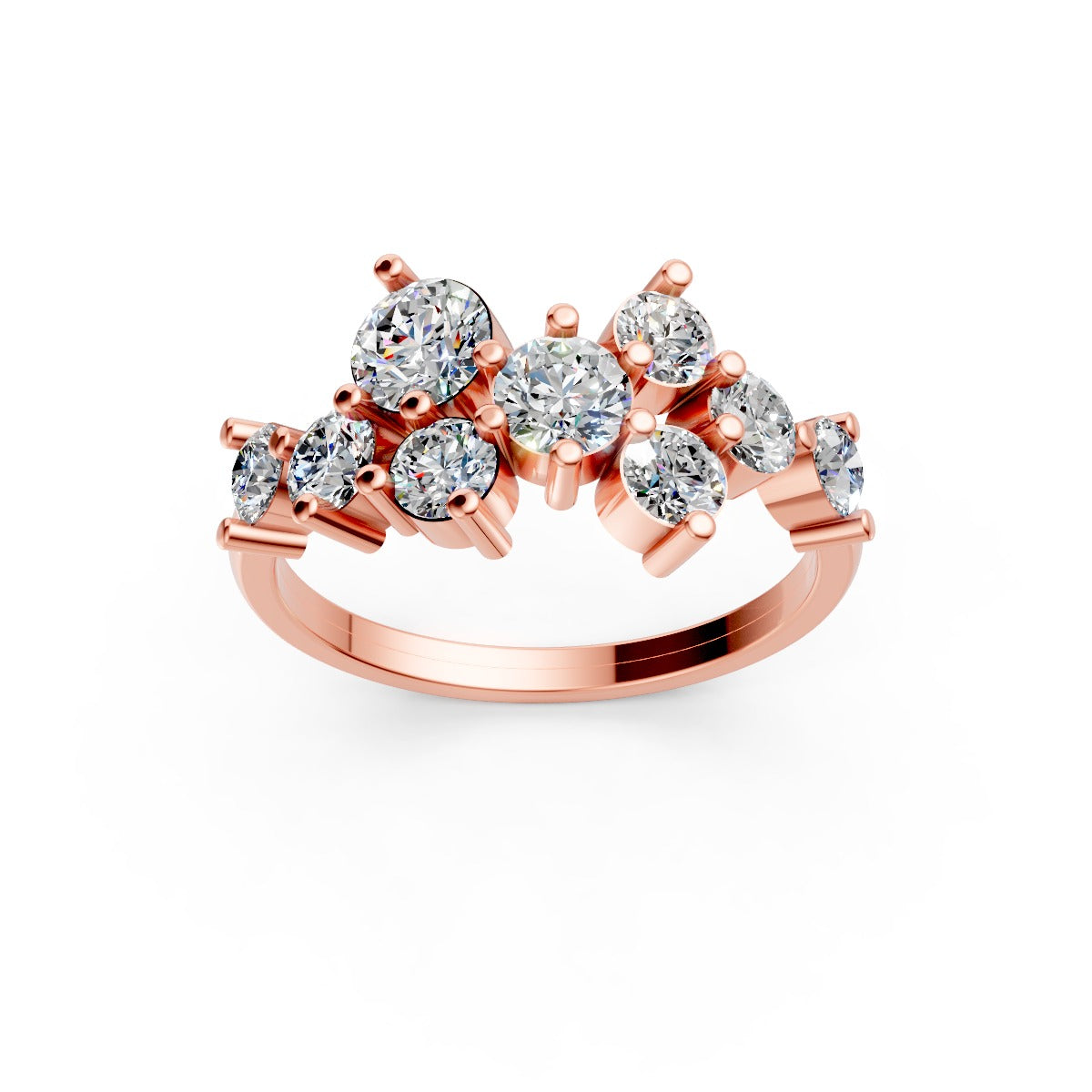 Multiple Round Diamond Ring