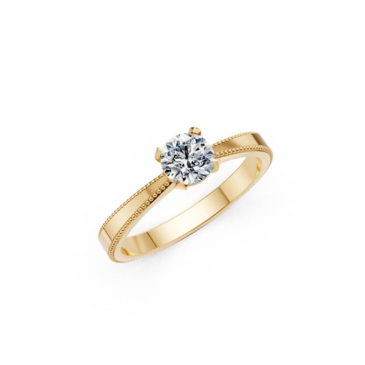 Round Diamond Brilliant Cut Ring