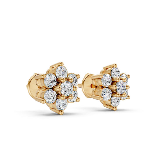 Diamond Buds Earring