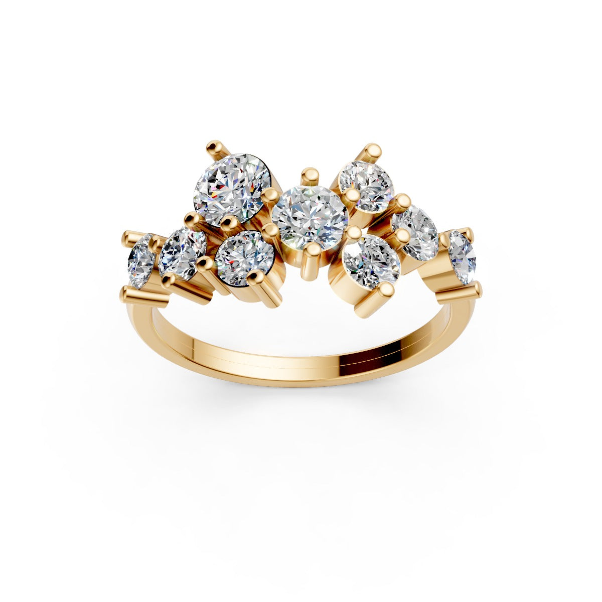Multiple Round Diamond Ring