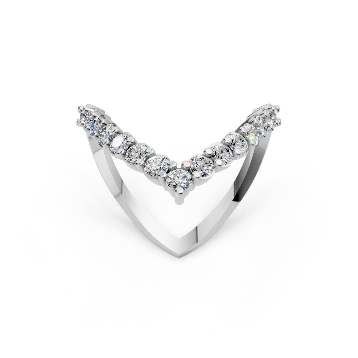 Graduated Diamond Band Ring