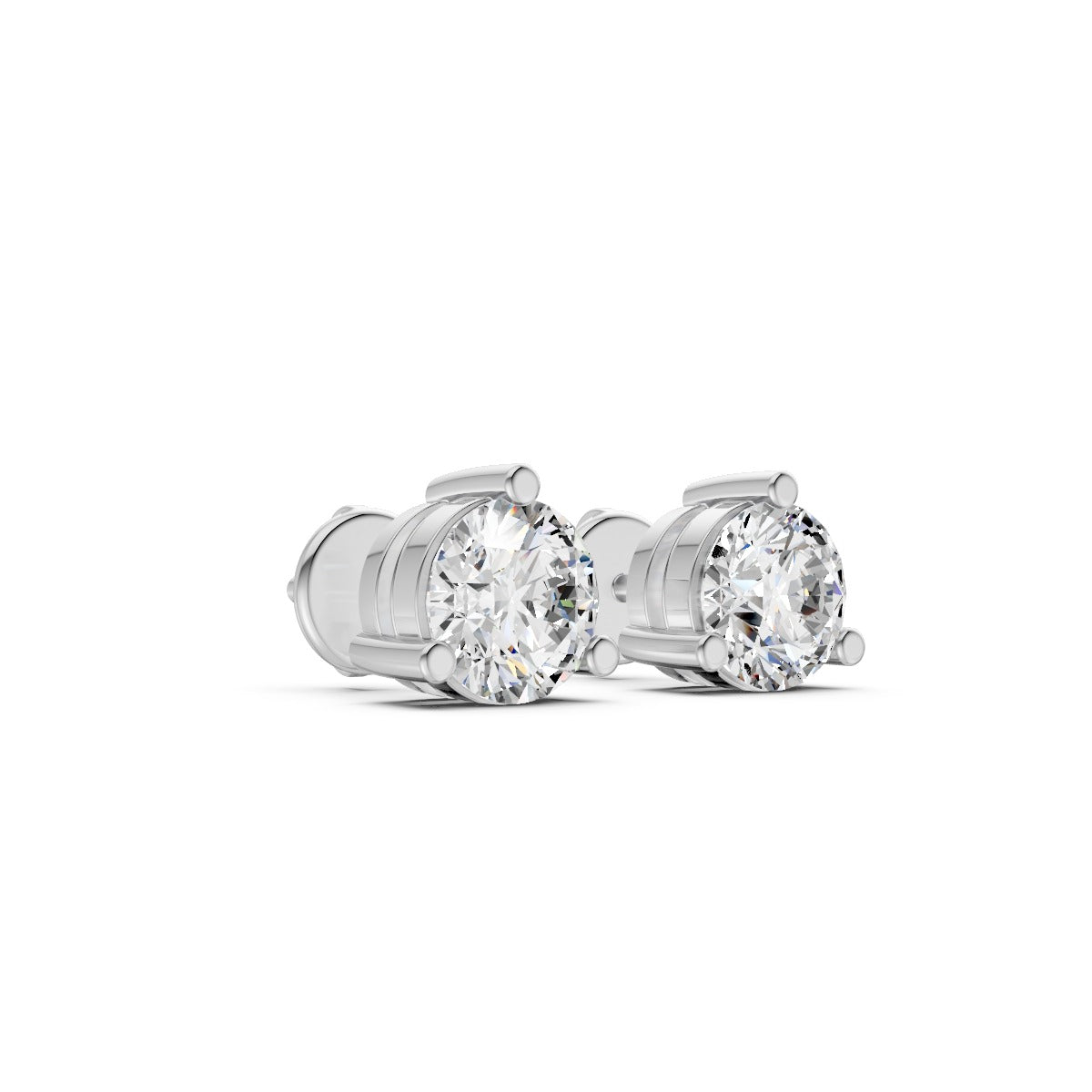 Mono-luxe Solitaire Earring