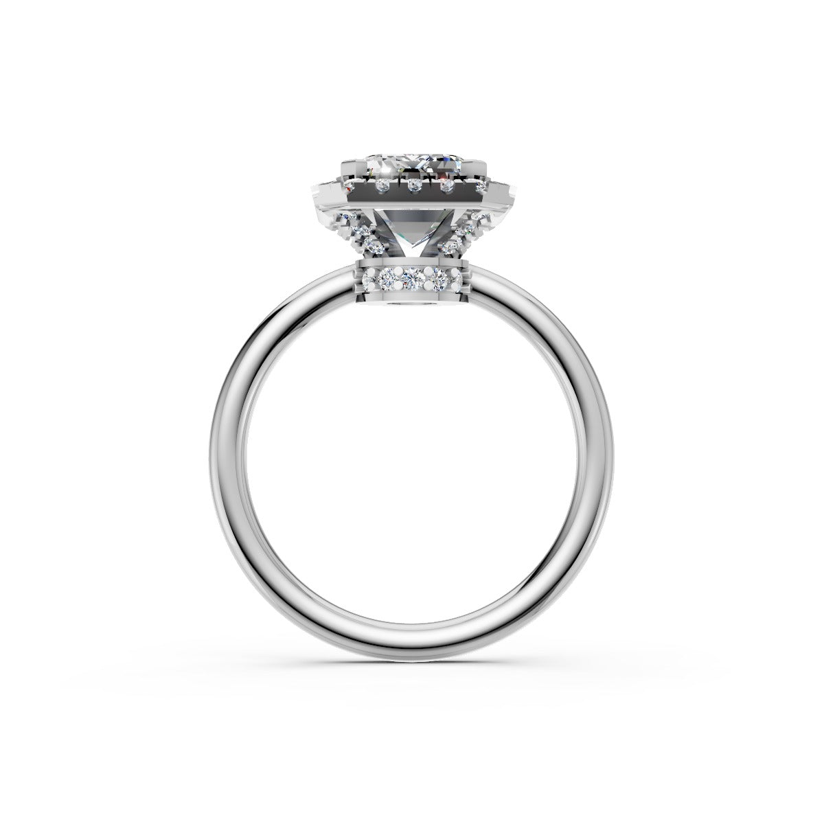 Stunning Emerald-Cut Solitaire Diamond Ring