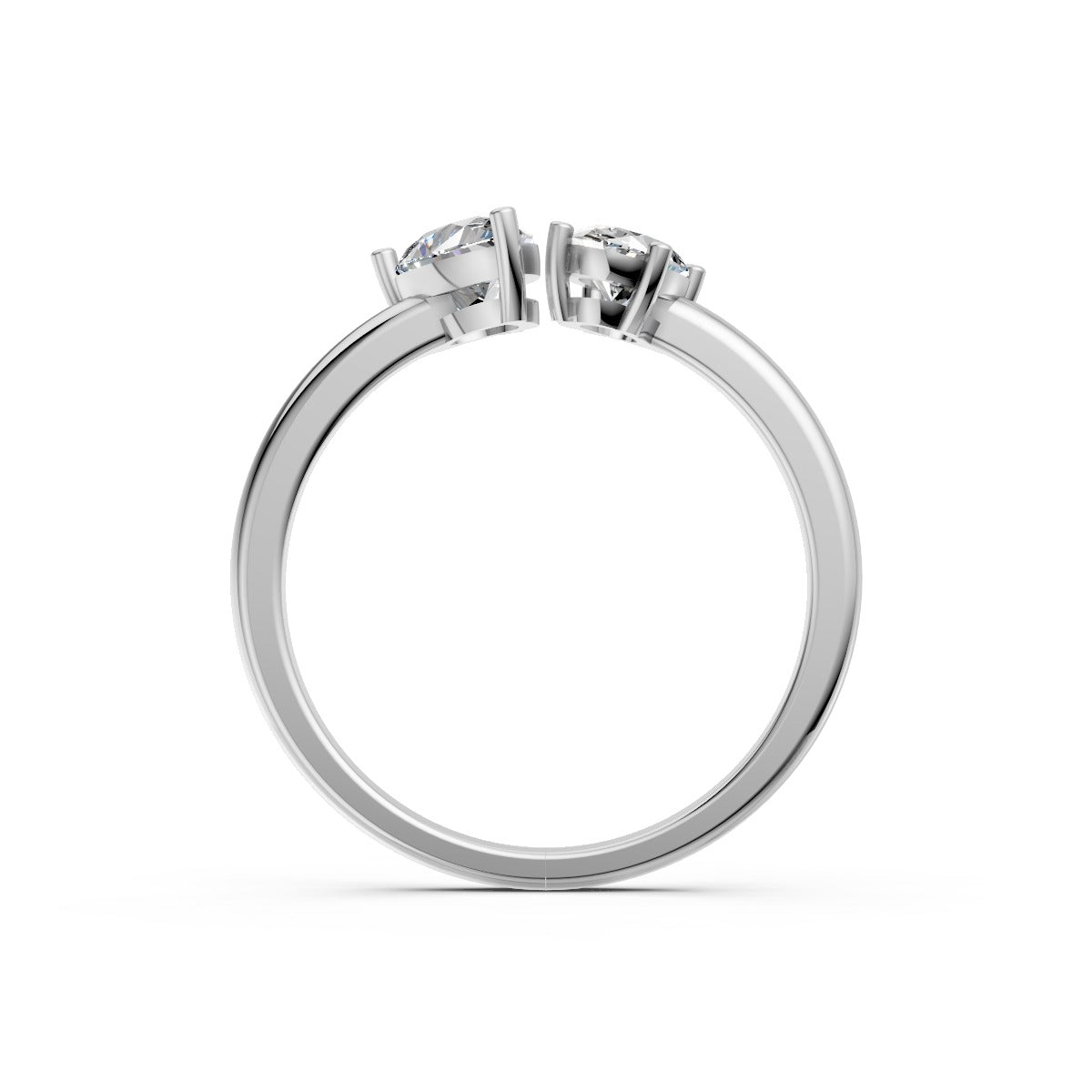 Dual Shaped Diamond Ring