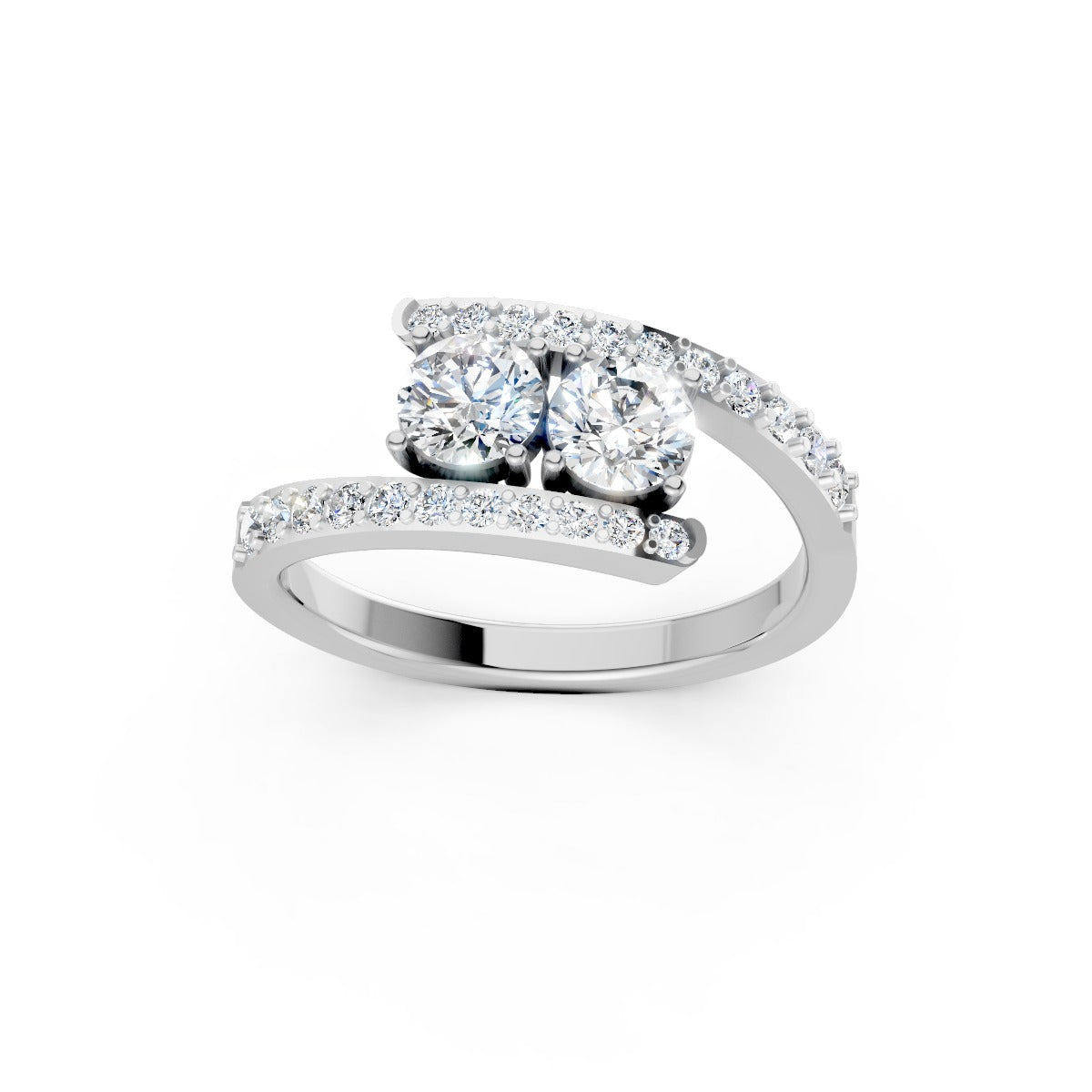 Modern Bypass Style Ring