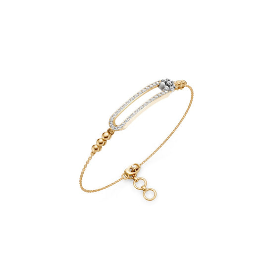 Infinity Arc Diamond Bracelet