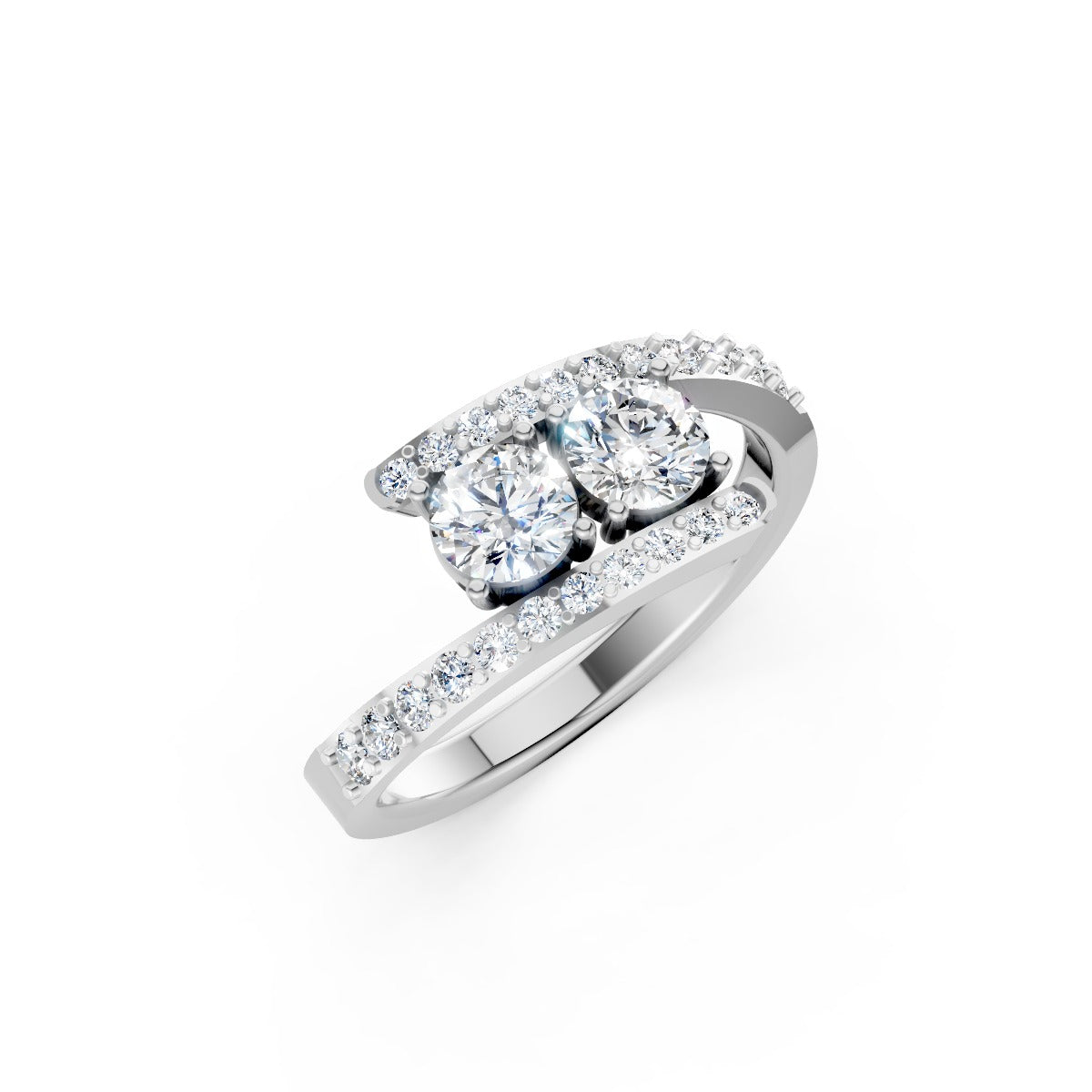 Modern Bypass Style Ring