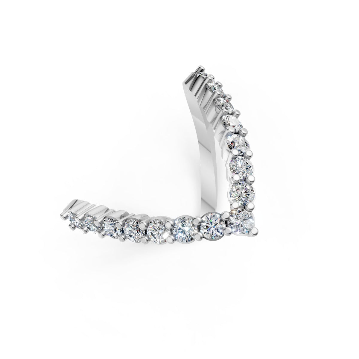 Graduated Diamond Band Ring
