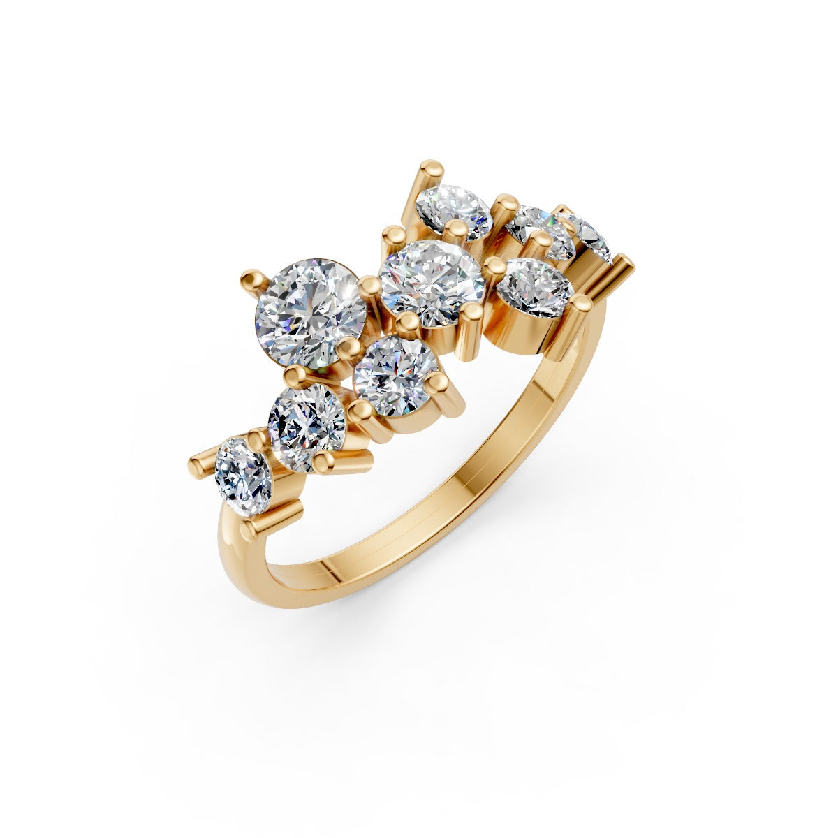 Multiple Round Diamond Ring