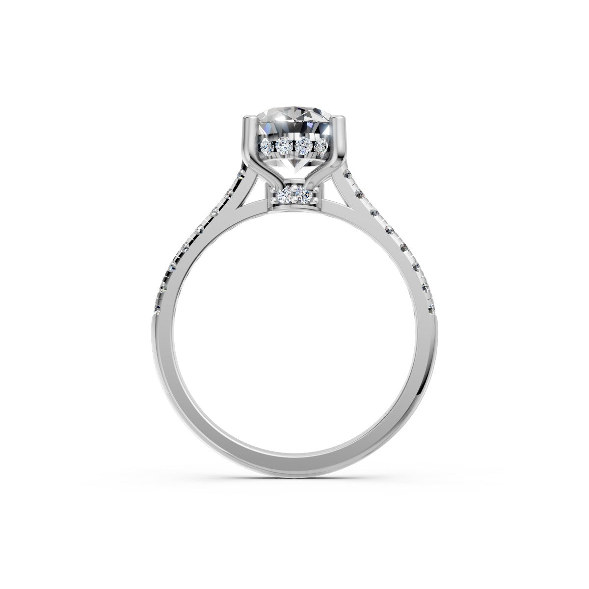 Elysian Oval Solitaire Ring