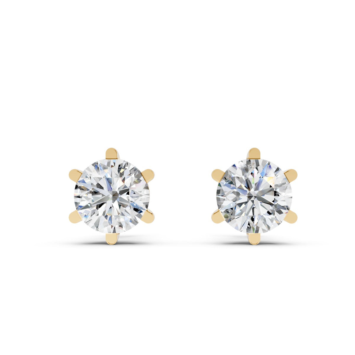 Solara Solitaire Diamond Stud