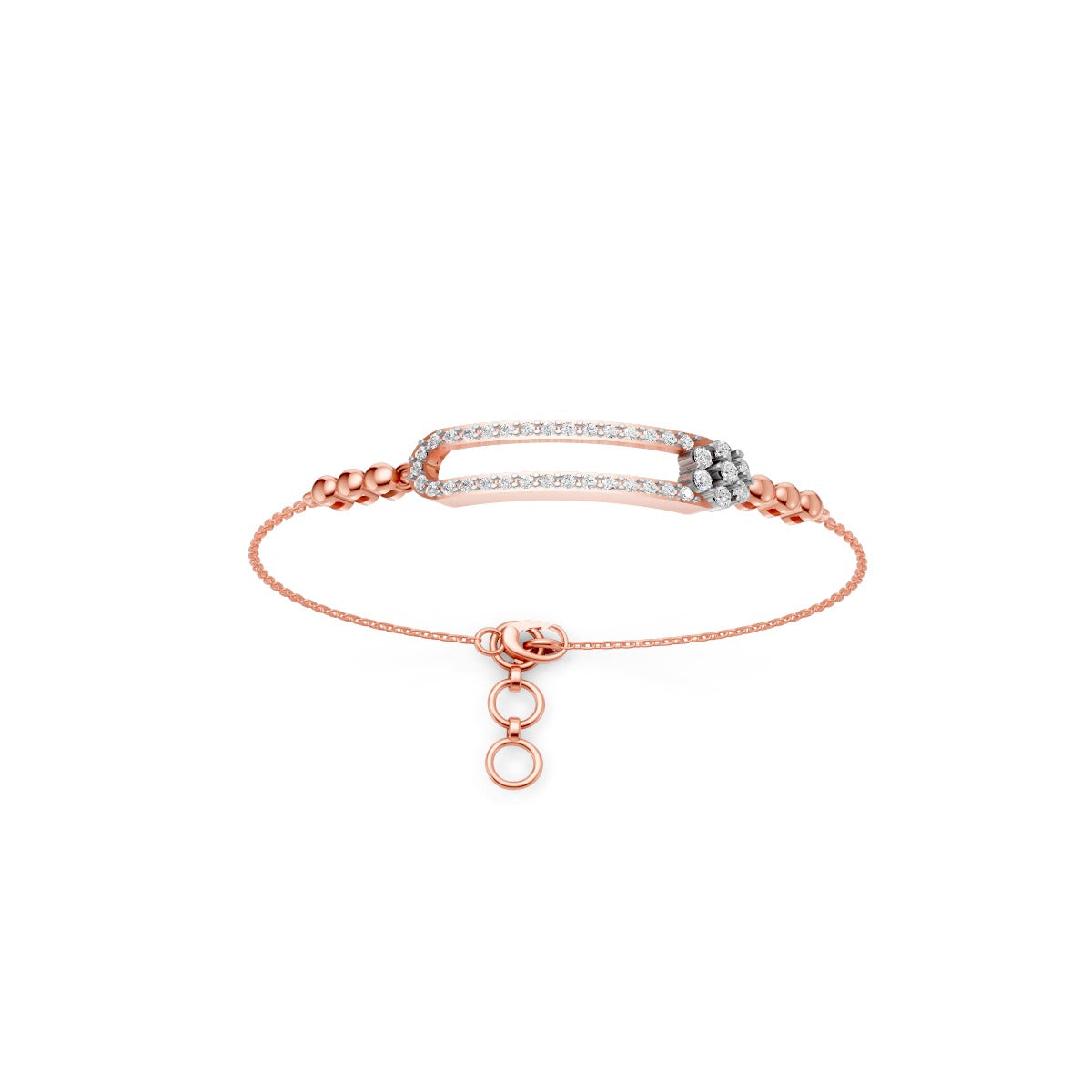 Infinity Arc Diamond Bracelet