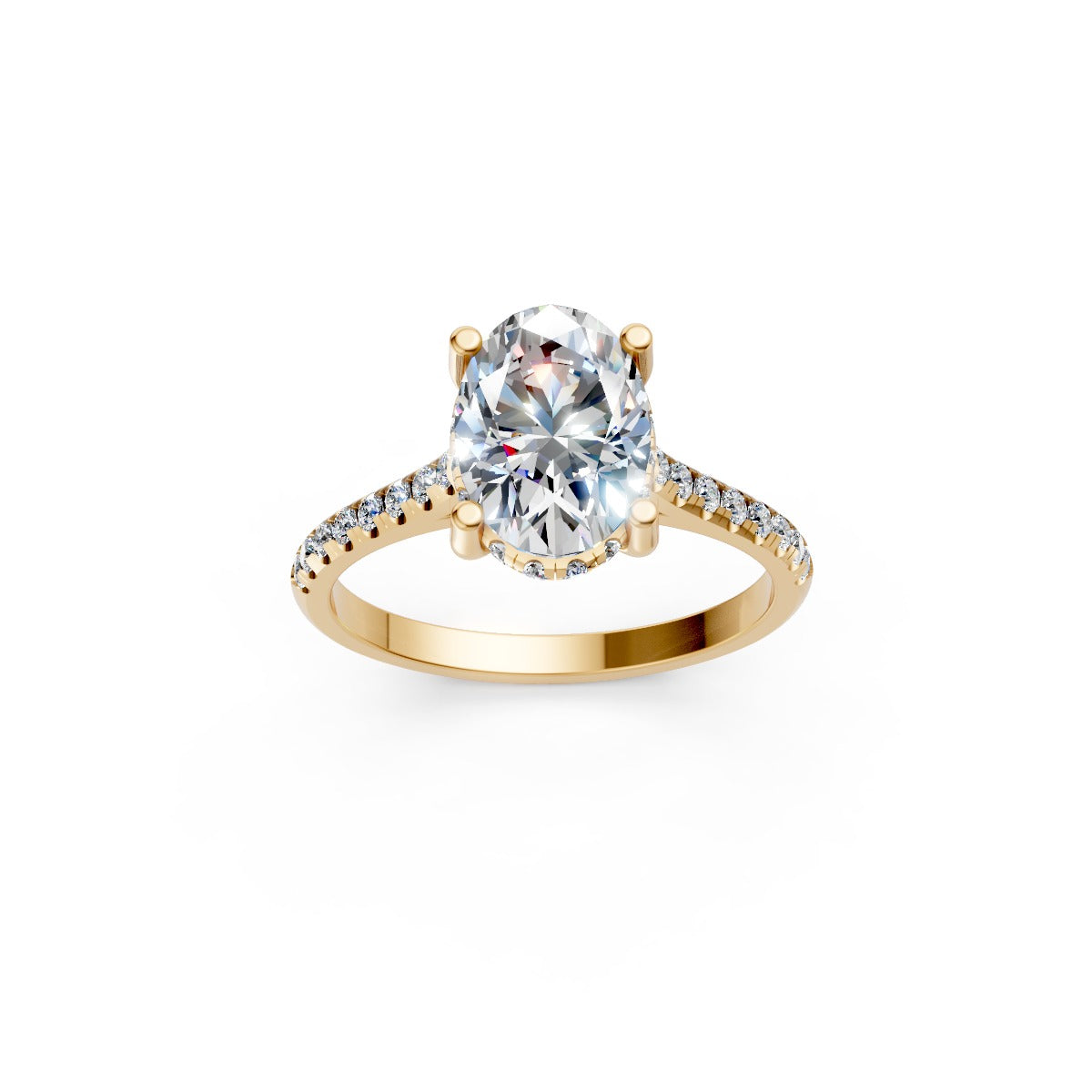Elysian Oval Solitaire Ring