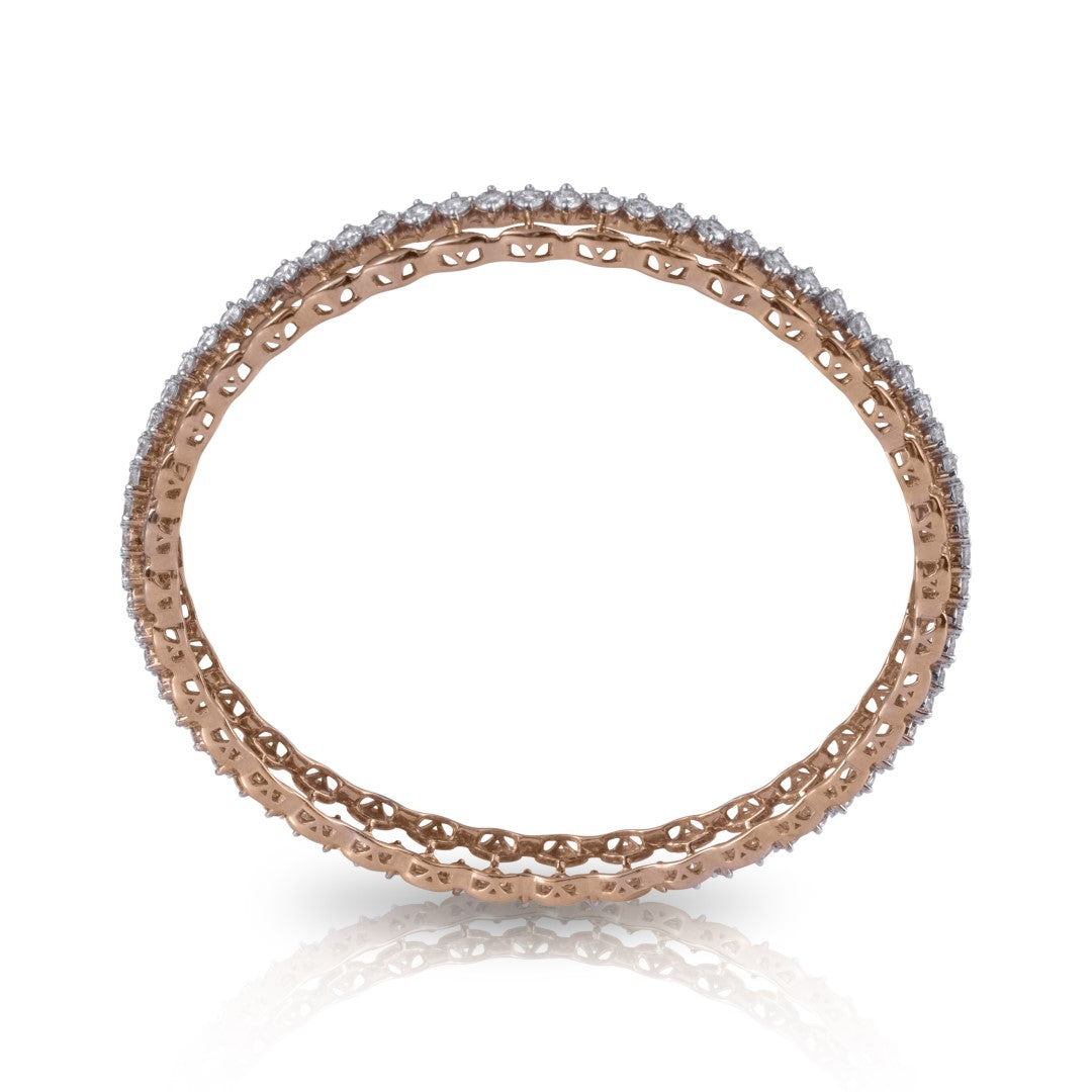 Lattice Love Diamond bangle