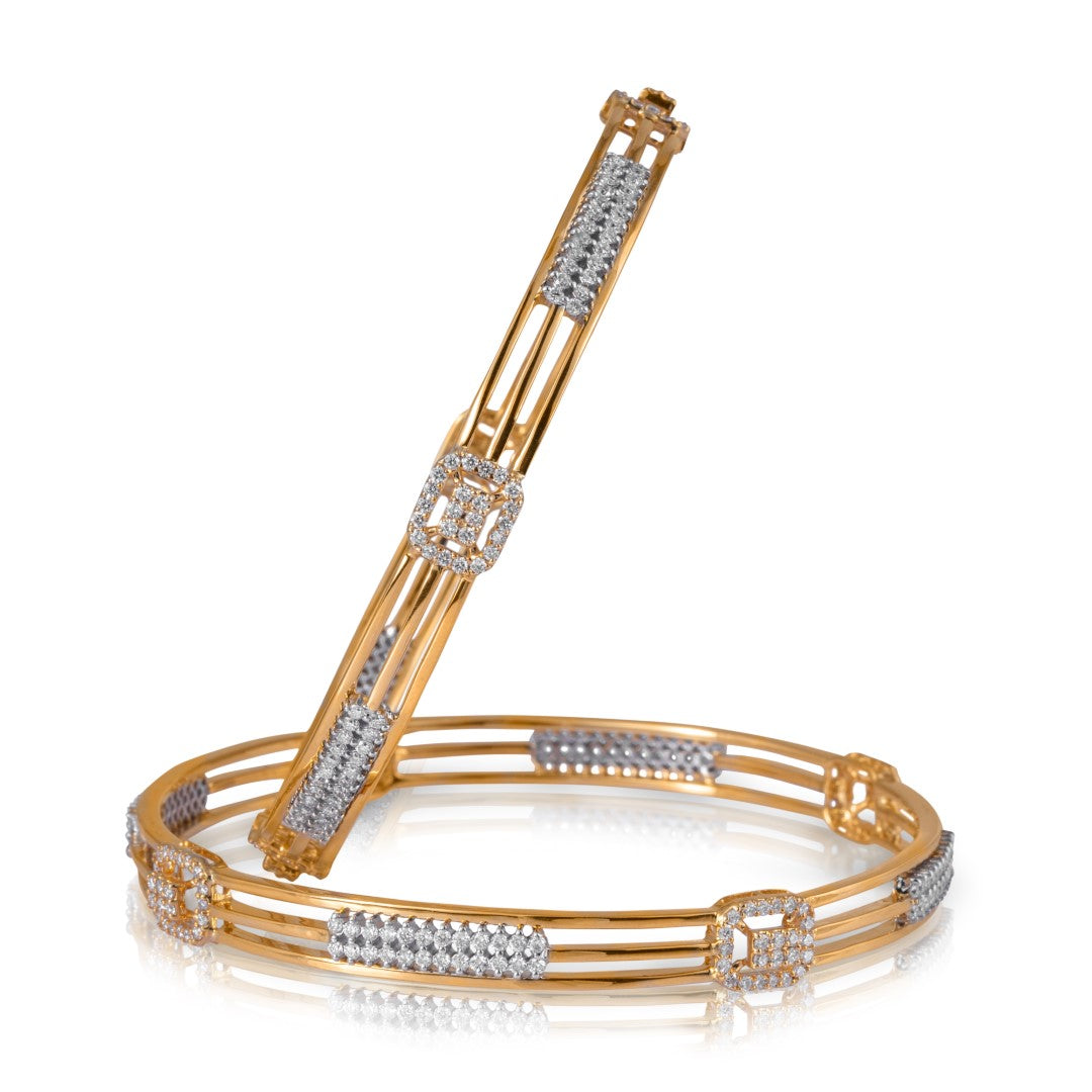 royal flush diamond bangle