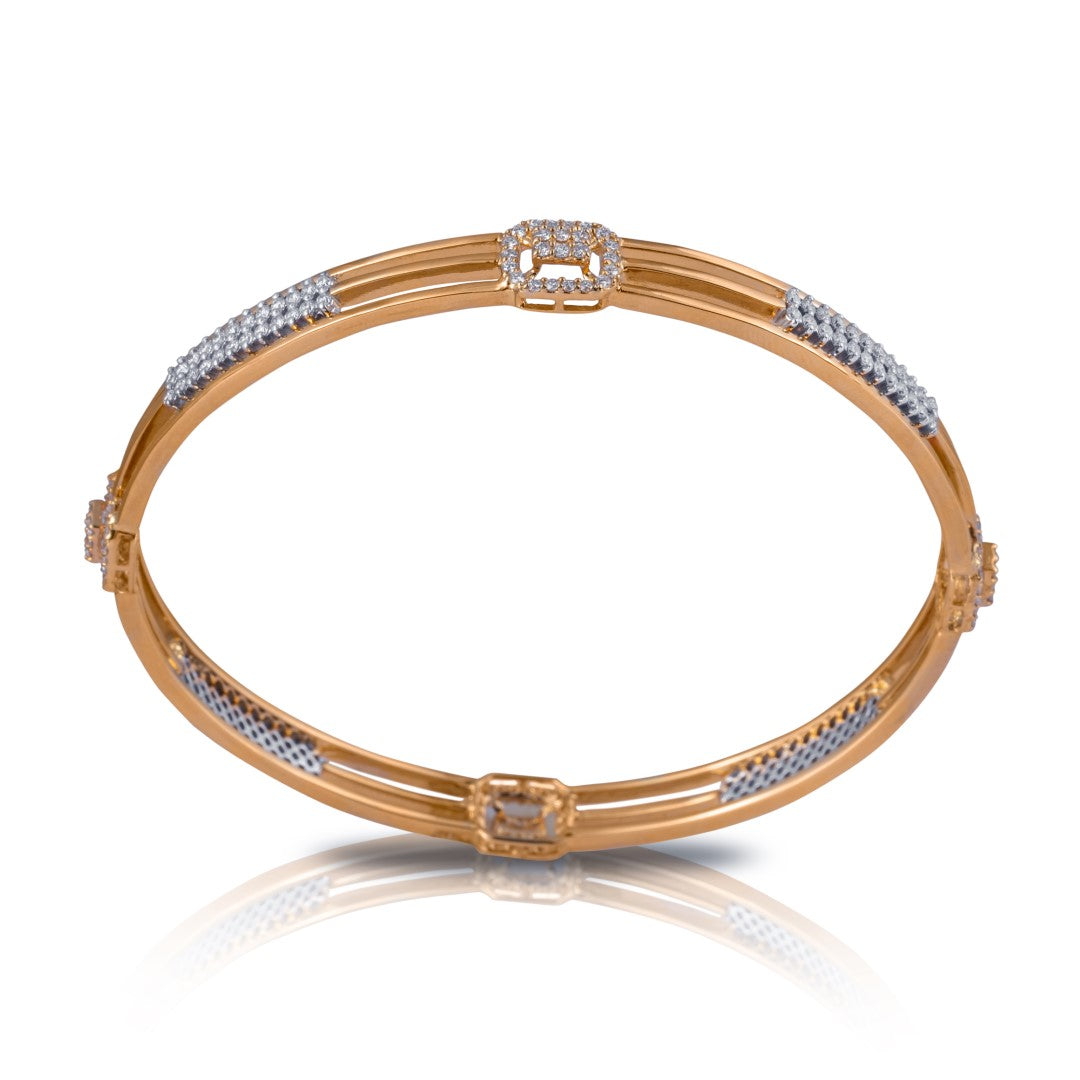 royal flush diamond bangle