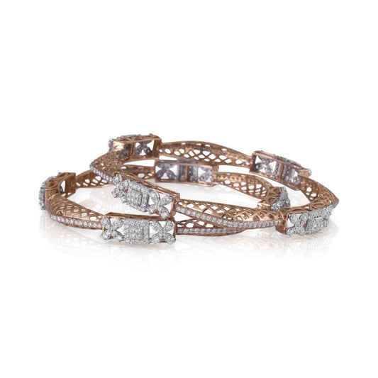 Eternal lace diamond bangle