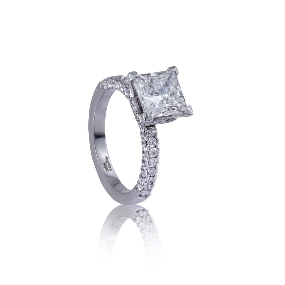 stellar solitaire diamond ring