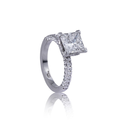 stellar solitaire diamond ring