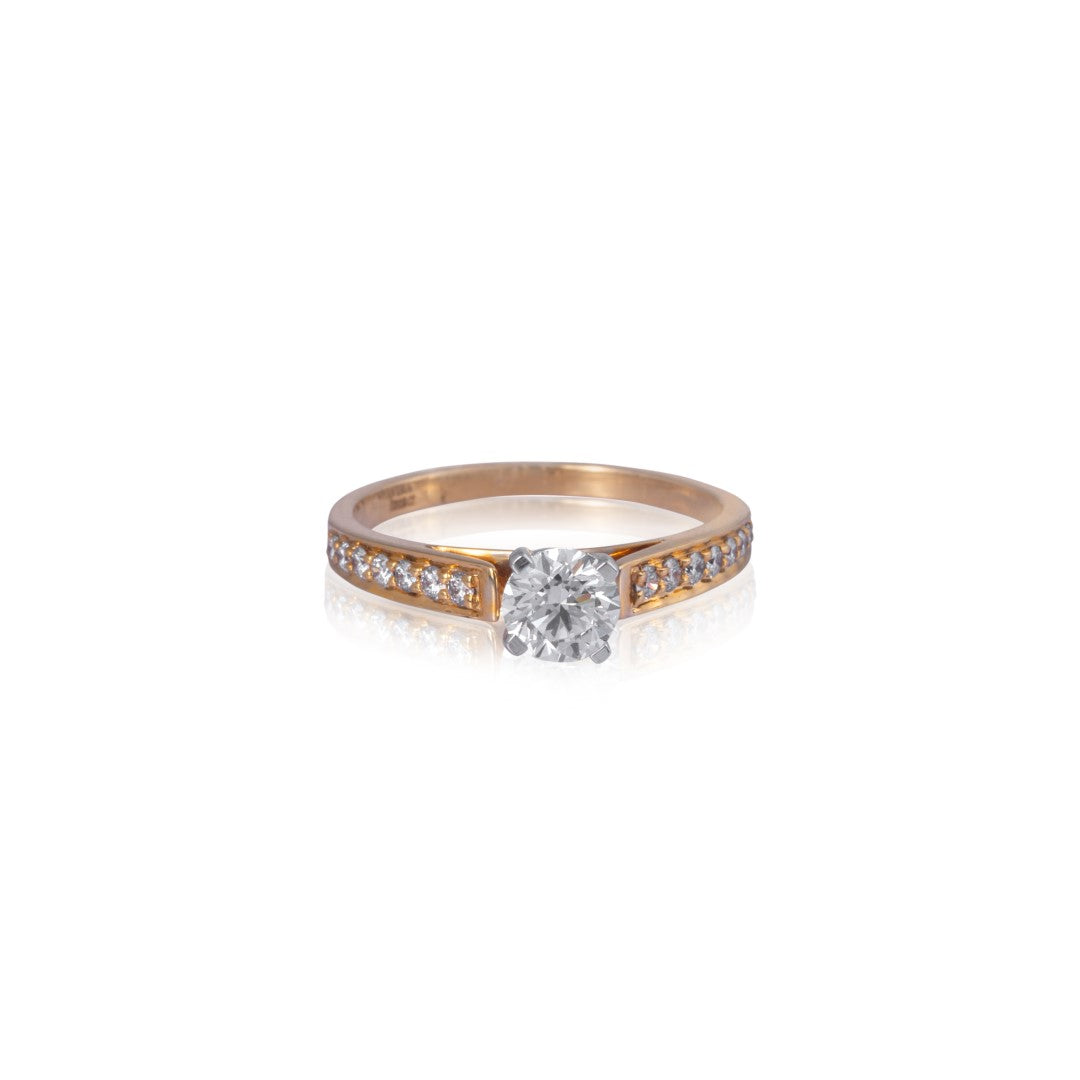 Liselle solitaire diamond ring