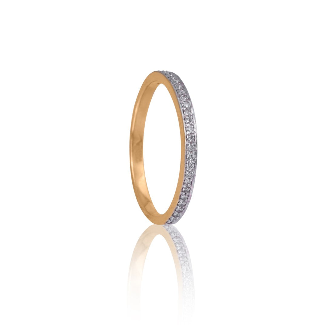 mystic weave diamond ring