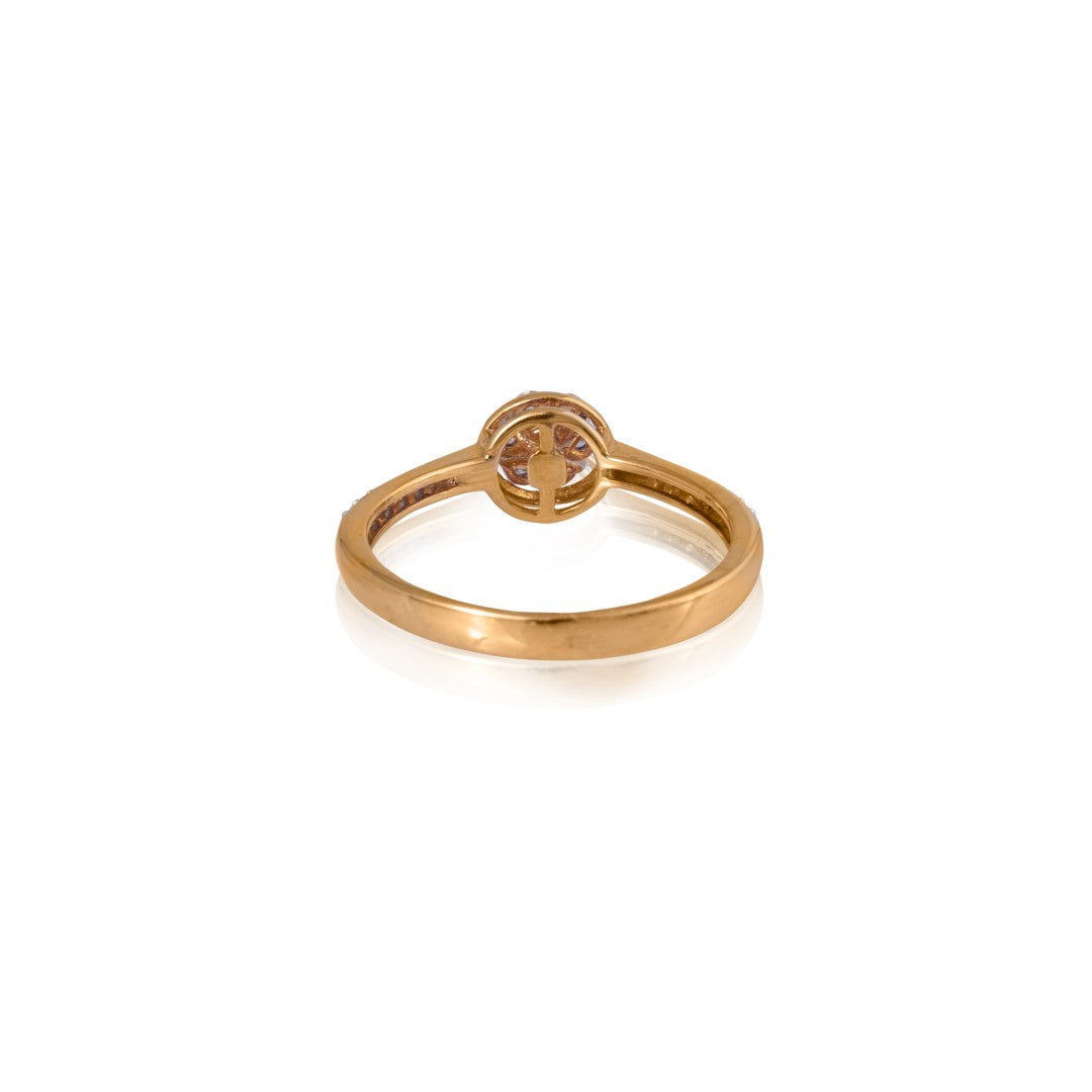 Auric Halo diamond ring