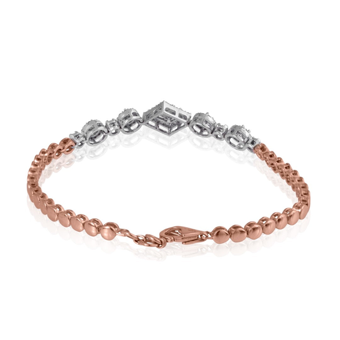 elegant allure diamond bracelet