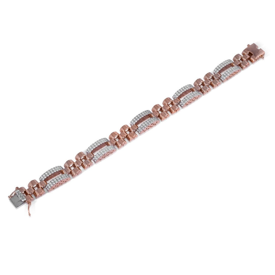 prestige interlinked diamond bracelet