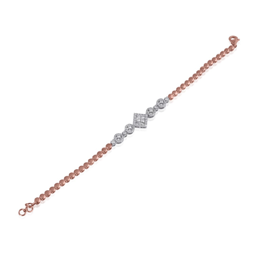 elegant allure diamond bracelet