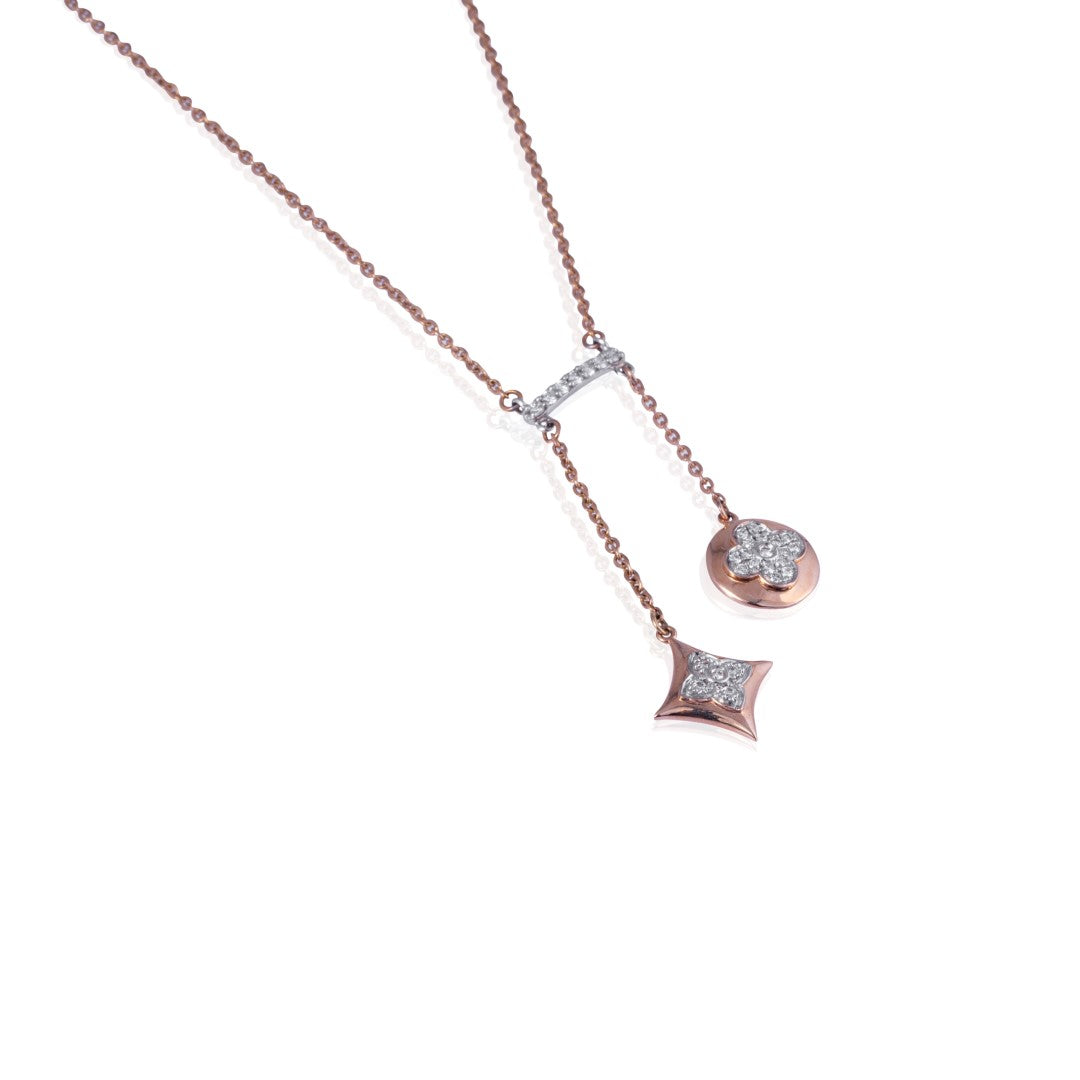 simply diamond pendant chain