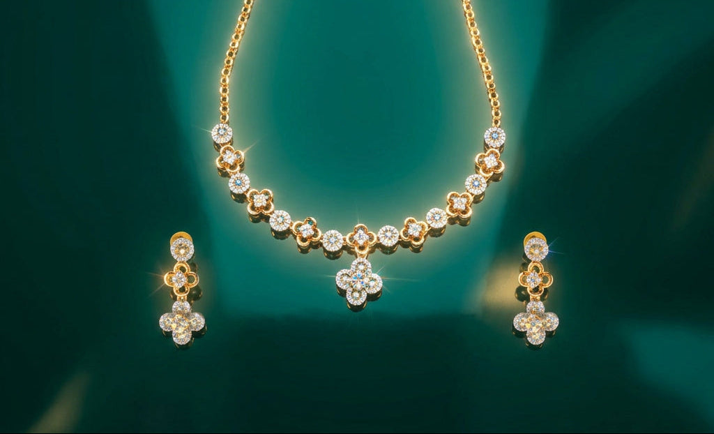 Valeria Floral Diamond Set