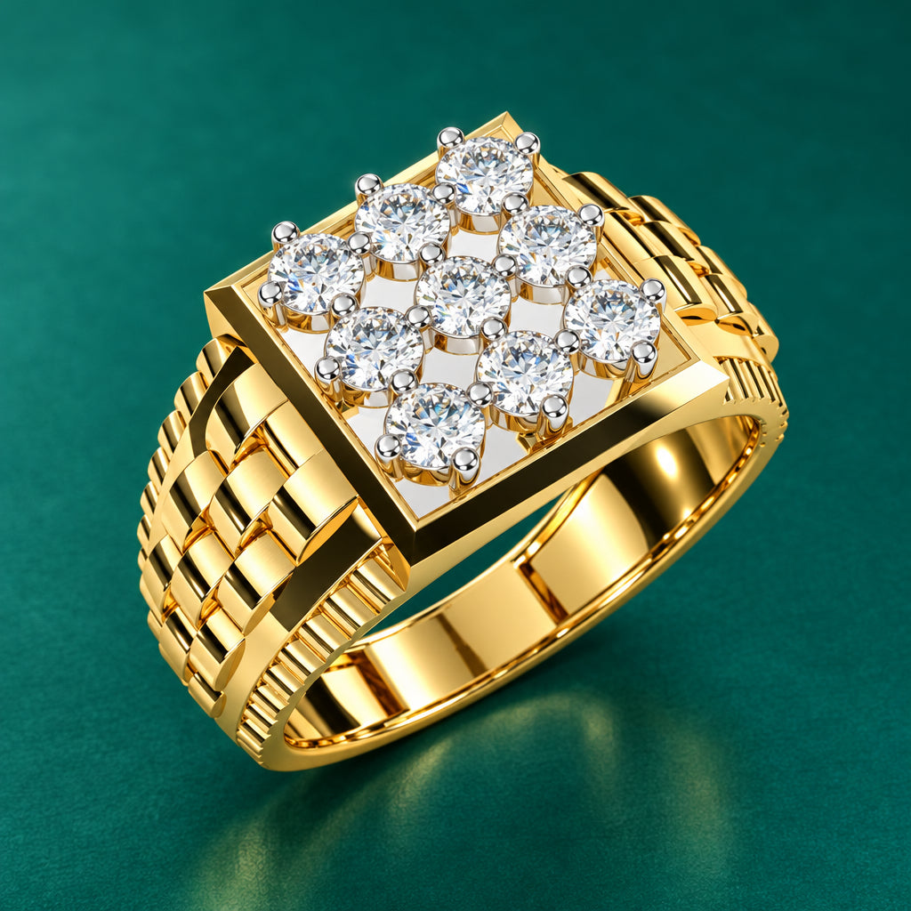 Art Deco Nesting Diamond Ring