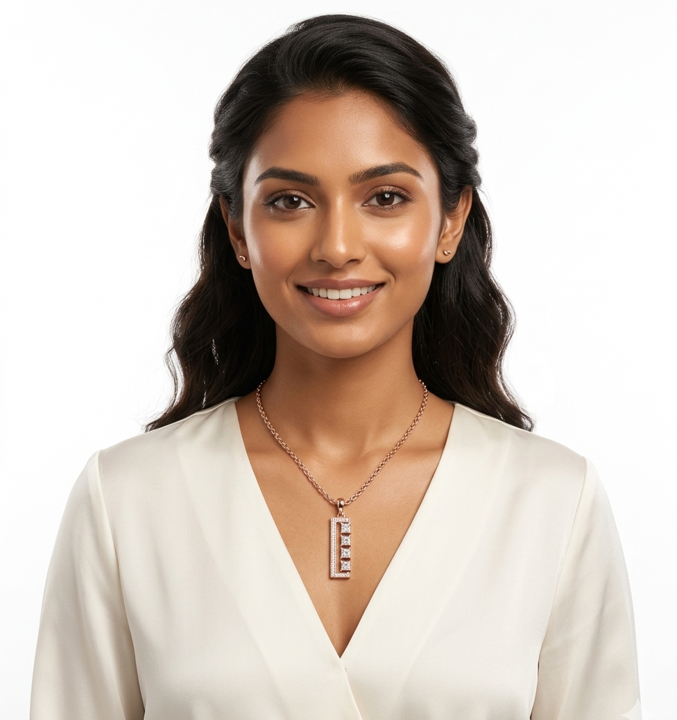 Minimalist Vertical Bar Pendant