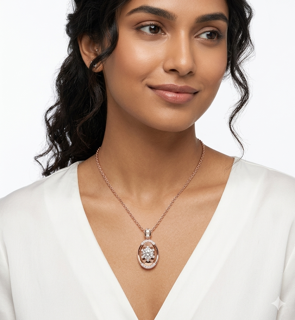Starburst Halo Pendant