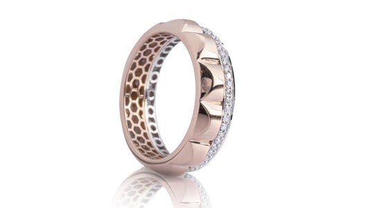 Gilded Ritual Diamond Couple Rings
