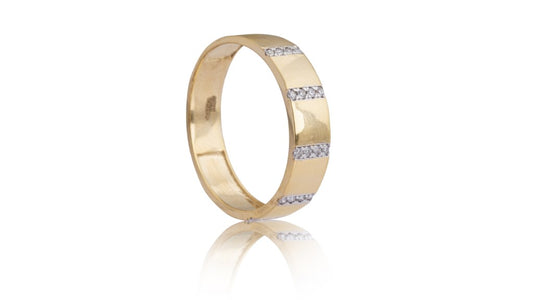 Four Squared Diamond Couple Rings
