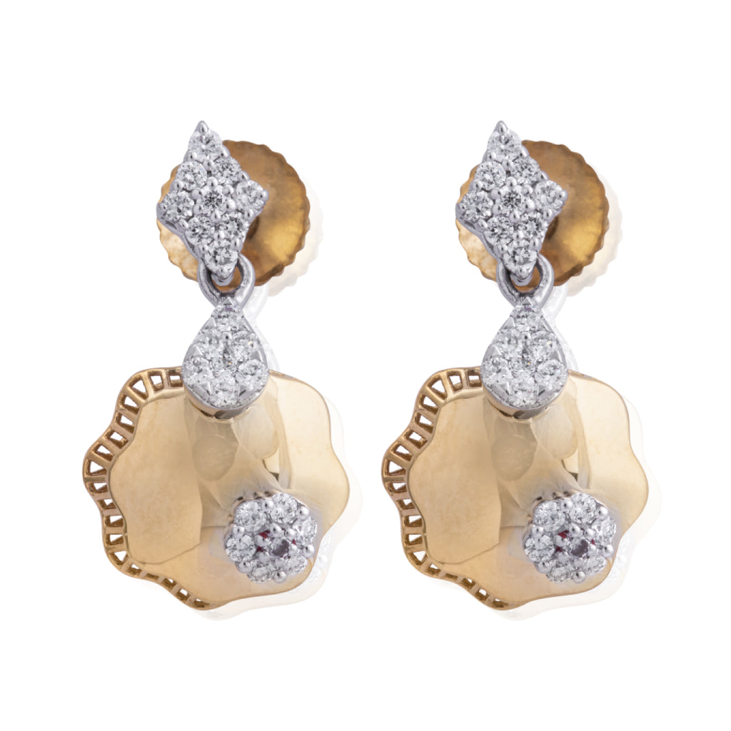 Asteria Diamond Pendant Earring Set