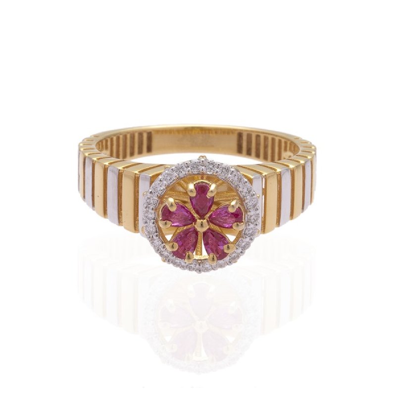 Edna Ruby Diamond Ring