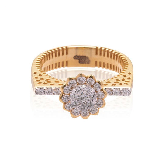 Ava Floral Diamond Ring