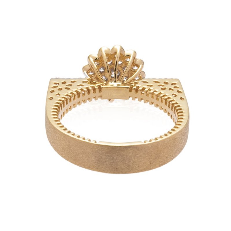 Ava Floral Diamond Ring