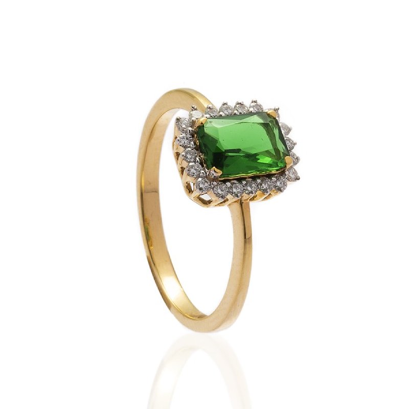 Emerald Diamond Ring