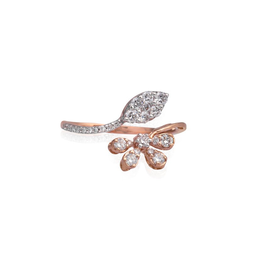 Petal dream diamond ring