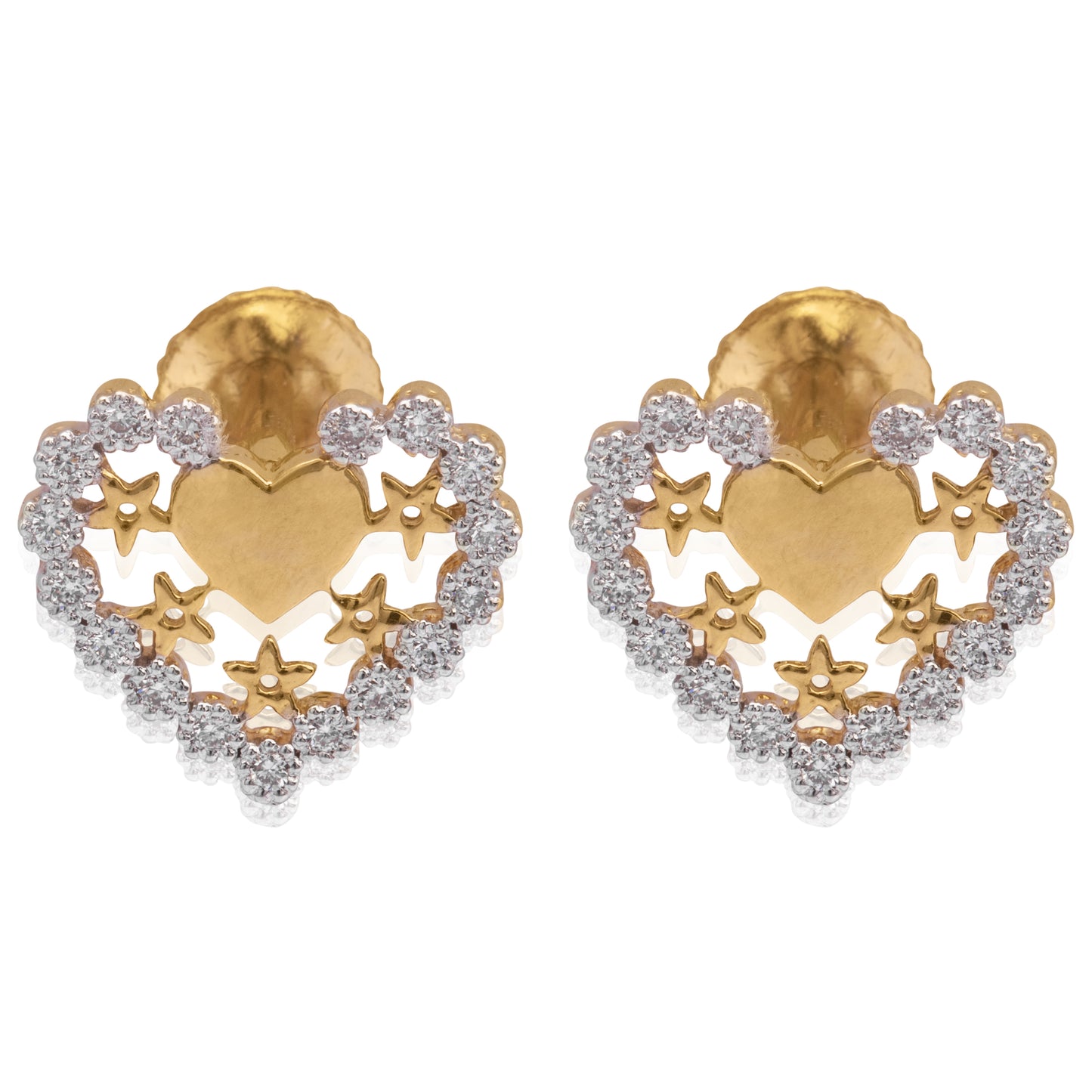 Love star diamond earring