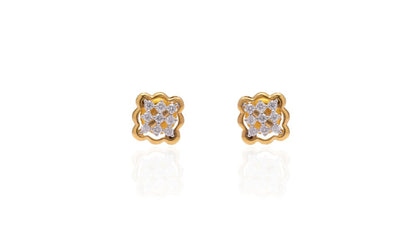 Mandala Diamond Stud