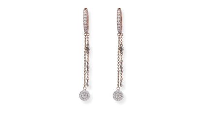 Dangle Drop Diamond Earring