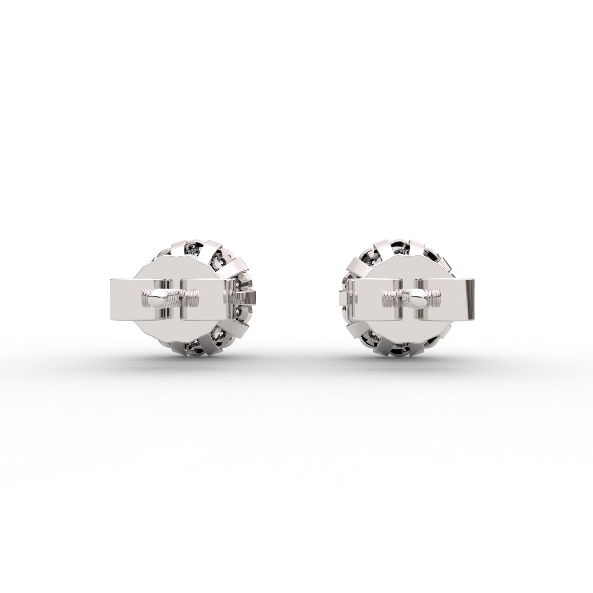 Atractive Round Earlobe Studs