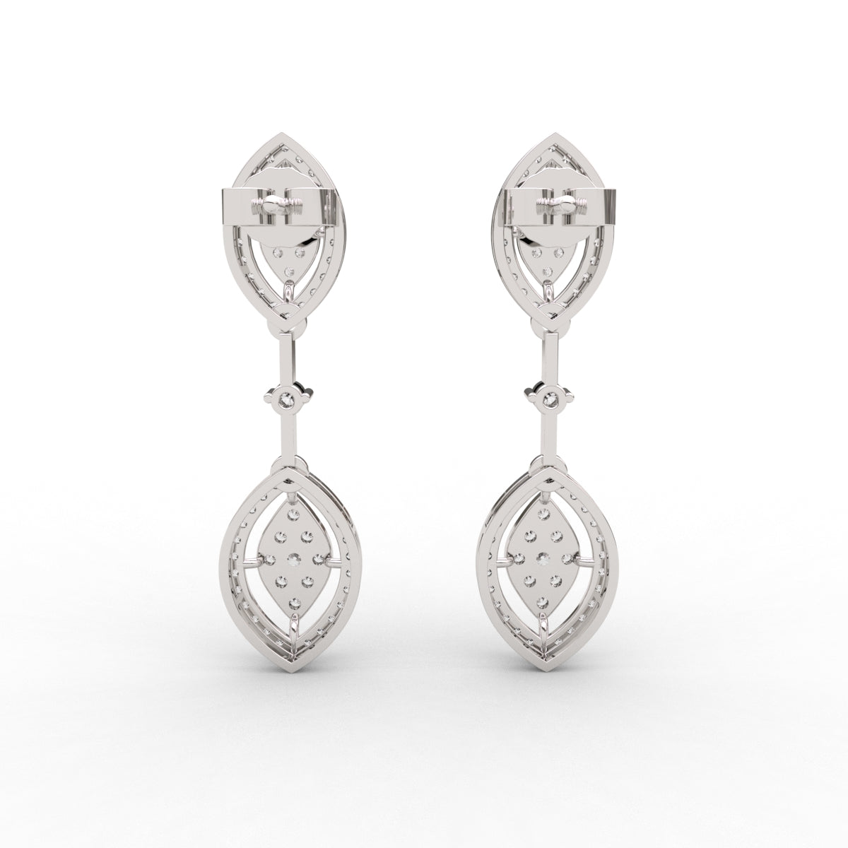Lavish Diamond Beads Drop Earring