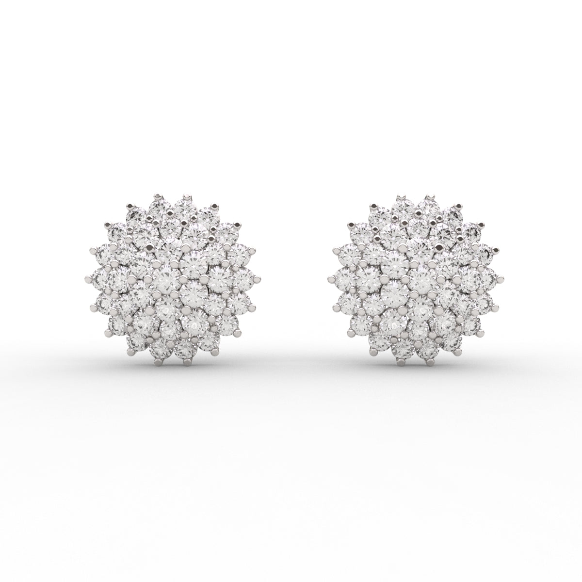 Lavish Pave Diamond Earrings
